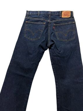 Men's Dark Indigo Bootcut Jeans - Classic Denim
